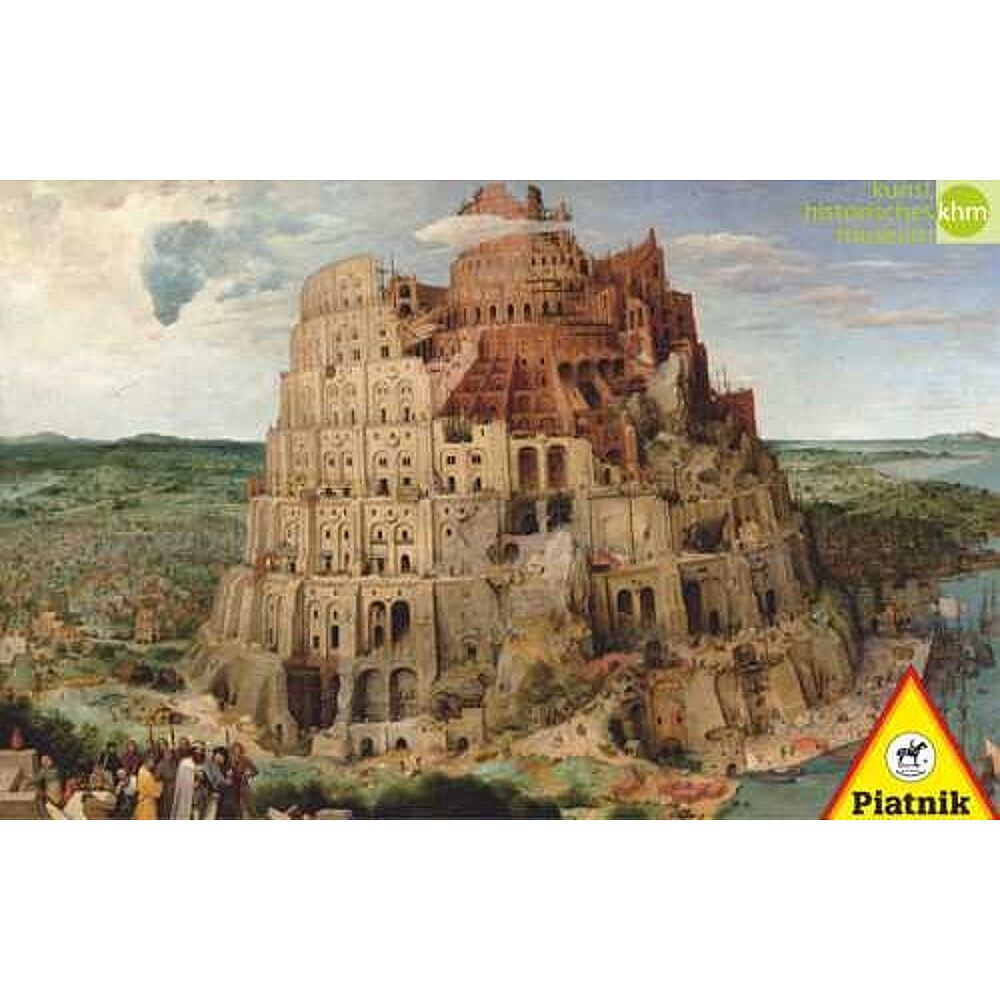In detail Mens Humoristisch Puzzel Toren van Babel,Brueghel 1000 st