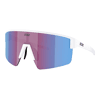 Matte White - Rose/Violet Mirror Blue