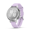 Zilver met Purple Jasmine siliconen bandje