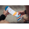 white blue orange 