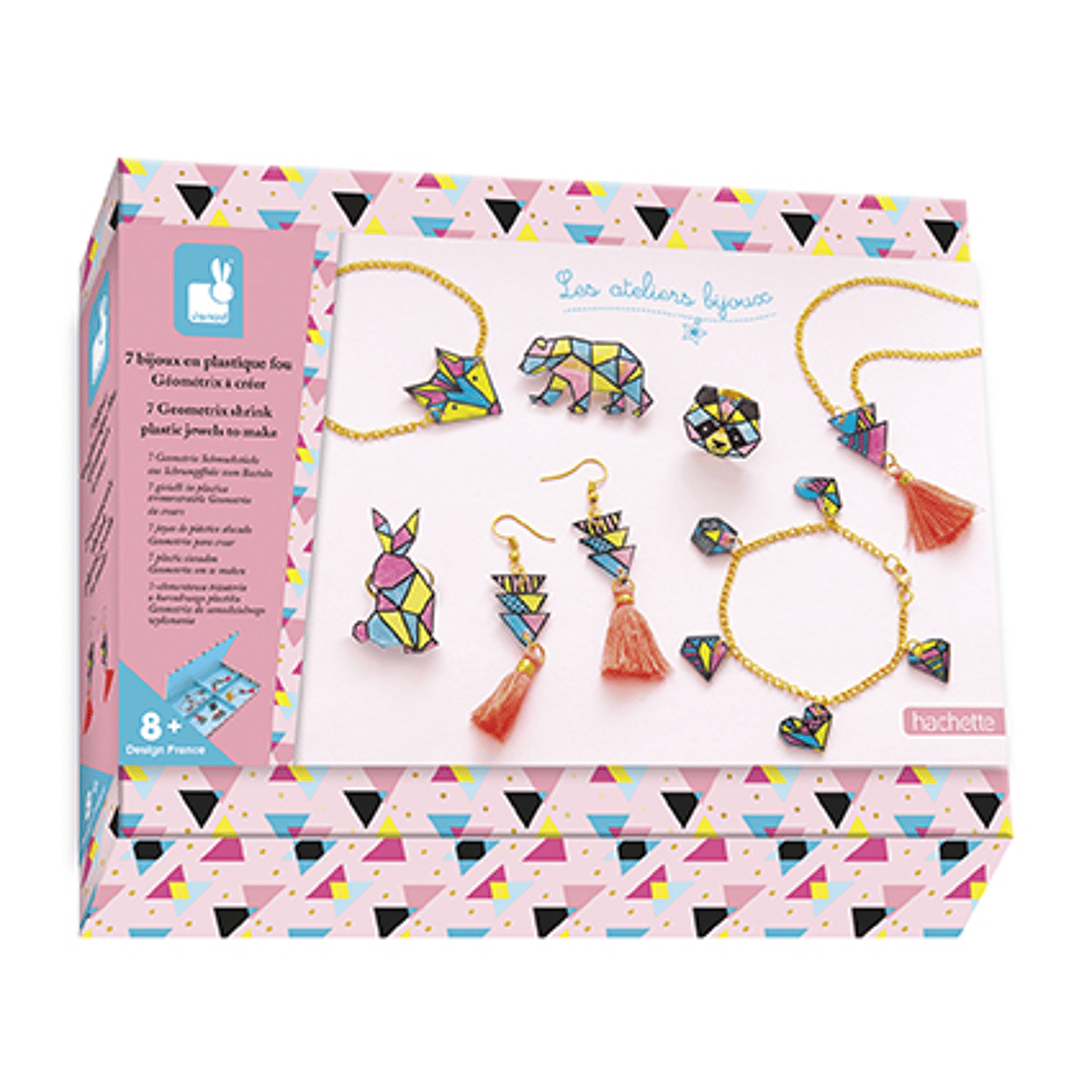 Kit Plastique Fou Pour Fabriquer Des Bijoux | Activité Créative Enfant | Plastique Rétractable Au Four