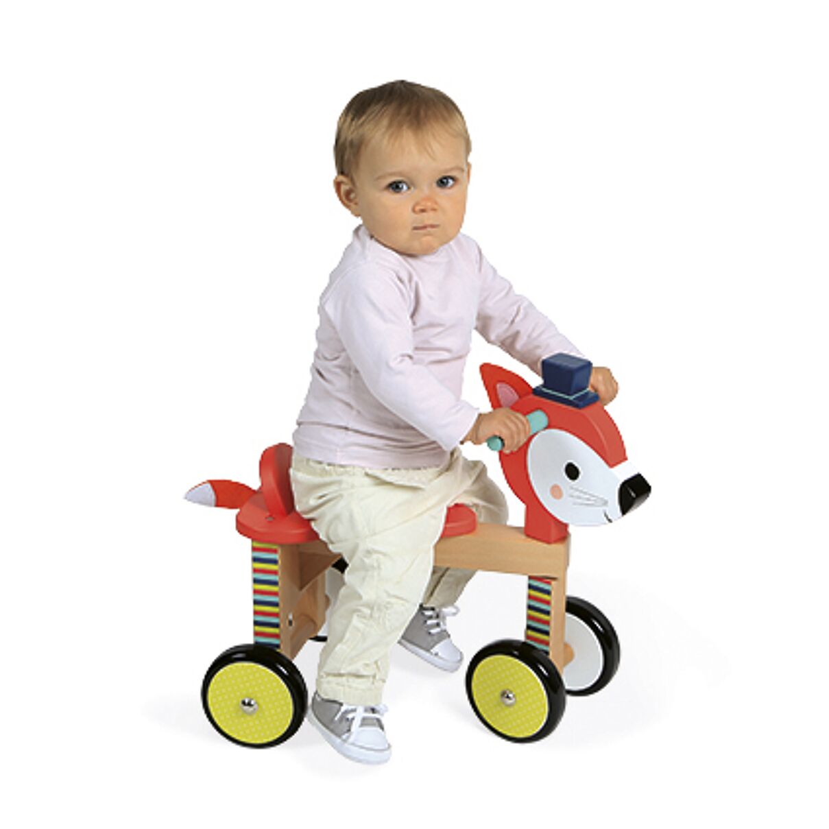 Porteur renard janod hot sale