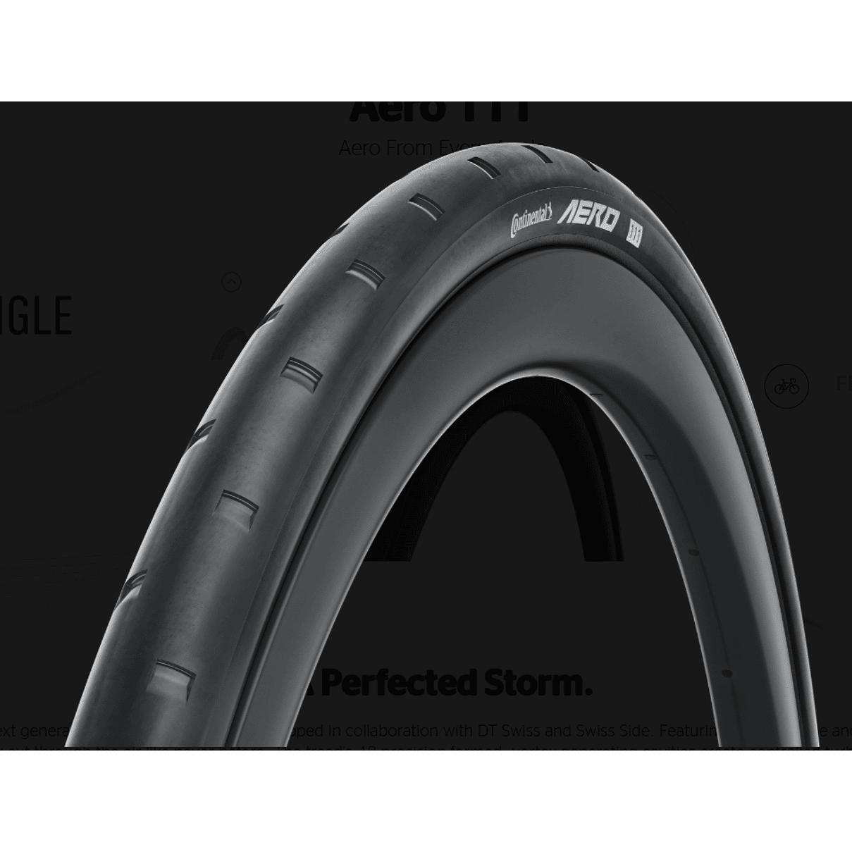 Pneu Vélo Continental Aero 111 - 700x26 - Tubeless Pliable - BlackChili, Vectran - Neuf