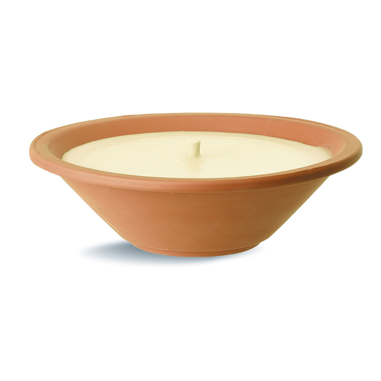 Spaas Bougie Terre Cuite Royal Flame Ivoire O 23cm 13h Bougies Ava Be