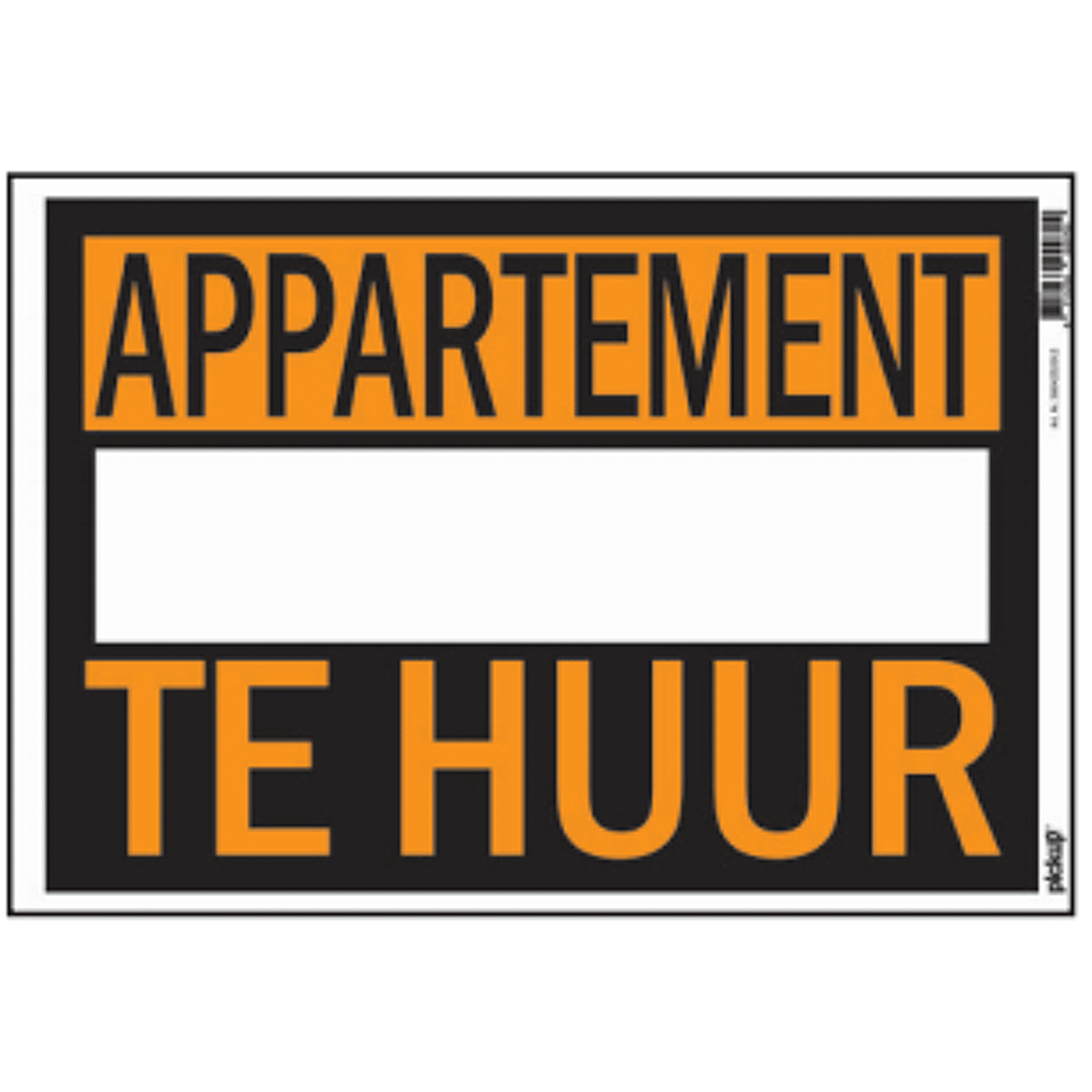 Affiches 25x35cm Pickup Appartement Te Huur Communicatie Ava Be