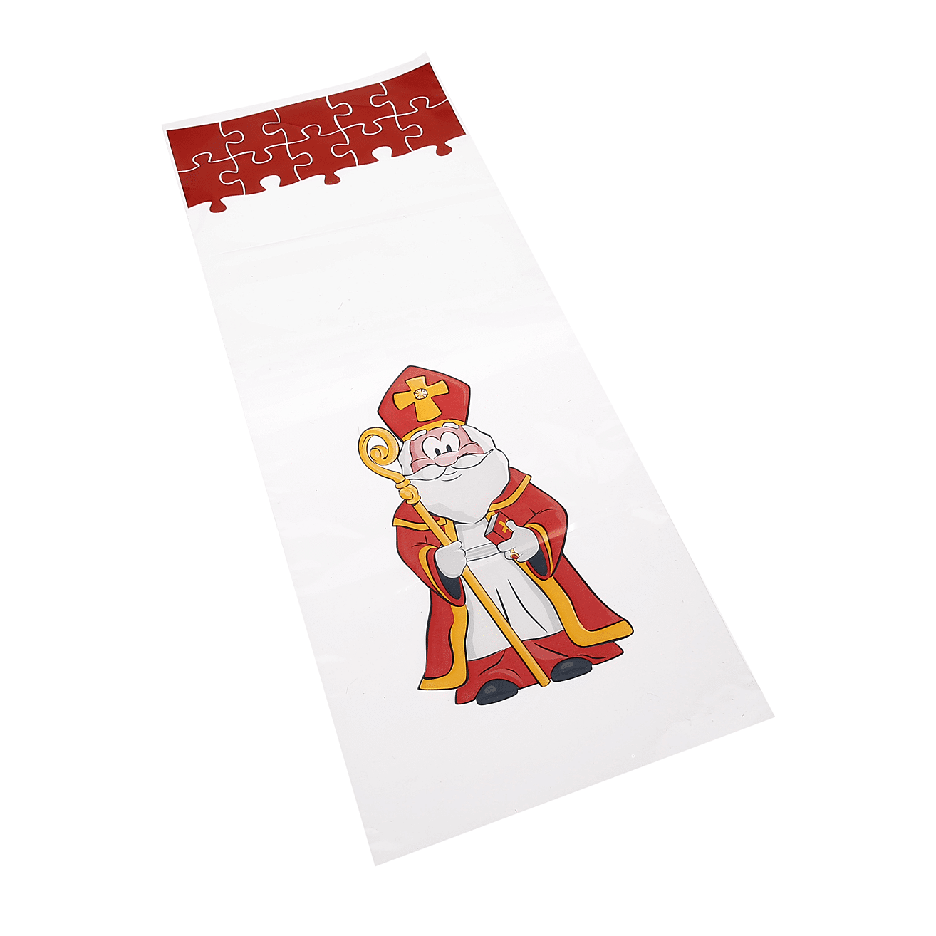 Zakje Mica Sinterklaas Met Bodem 11 5x31cm 50 Stuks Geschenkverpakking Ava Be