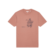 Ben Sherman - LINEAR CRUISE PRINT TEE 
