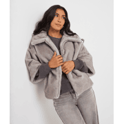 Esqualo - Coat Poncho fake fur