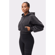 Stronger - Relaxed Cropped Full Zip Sweatshirt dames