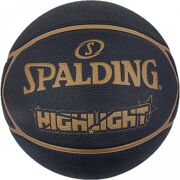 Spalding - Highlight Black/Gold Basketbal