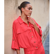 Esqualo - Jacket s/slve slub