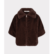 Esqualo - Coat Poncho fake fur