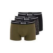 Hugo Boss - SET VAN DRIE BOXERSHORTS VAN STRETCHKATOEN MET LOGOTAILLEBAND