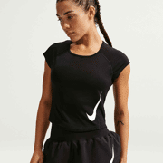 Nike - Tempo Swoosh Women's Dri-FIT Cap-Sleeve Running Top