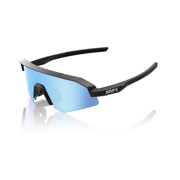 100% - GLASSES SLENDALE XS - Matte Black - HiPER Blue Multilayer Mirror