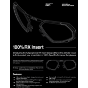 100% -  RX INSERT LARGE RX Insert Soft Tact Black - S3 & Speedcraft