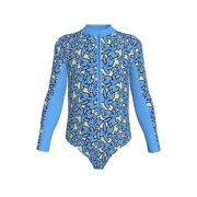 Nike Swim - Bubble Script Longe Sleeve One piece