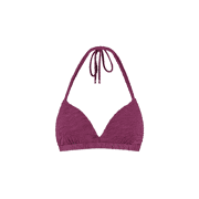 Beachlife - Bright Plum Padded Wired Top (B-CUP) + Bright Plum High Waist Bottom - Bikiniset