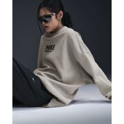 Nike - Sportswear Oversized fleeceshirt met ronde hals voor dames