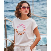 Esqualo - T-shirt rolled up slve “cotes d’amour