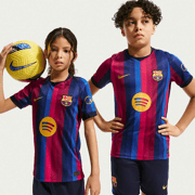 Nike - FC Barcelona 2026/27 Stadium Home Big Kids' Nike Dri-FIT Soccer Replica Jersey - netto