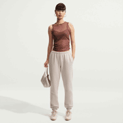 Nike - Studio Fleece Women's Mid-Rise Cuffed Broek