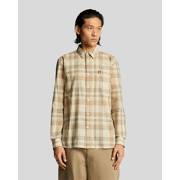 Lyle & Scott -LINEN BLEND OXFORD SHIRT 