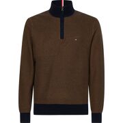 Tommy Hilfiger - 2-TONE ZIP MOCK - Pullovers