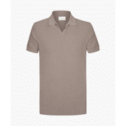 Profuomo - Open kraag luxury basic polo