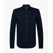 Profuomo - Navy french terry overshirt