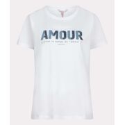 Esqualo - T-shirt patched denim 