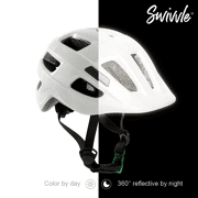 Swivvle - Spica Reflecterende Fietshelm - kids