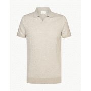 Profuomo - Linnen open collar polo