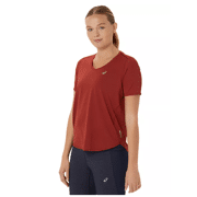 Asics - Road V-Neck SS Top loopshirt dames