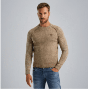 PME - R-Neck Heavy Knit Mixed yarn Knit 