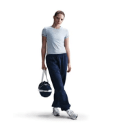 Nike - W NSW CHLL KNT MD CRP GLS Women's Slim Cropped T-Shirt