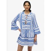Superdry - Ibiza gelaagde mini-jurk met lange mouwen