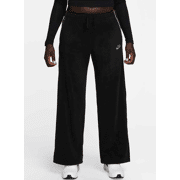 Nike - Club Fleece Women's Mid-Rise Wide-Leg Cozy Pants