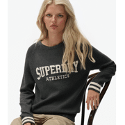 Superdry - Slouchy Intarsia Graphic Gebreide Trui