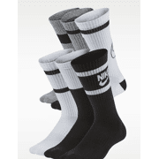 Nike - Everyday Kids' Cushioned Crew Socks (6 Pairs)