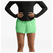 Nike - Short de course 2-en-1 Swift Dri-FIT à taille mi-haute pour femme