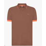 Sun68 - POLO SMALL STRIPE FLUO S/S - Heren 