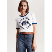 Tommy Hilfiger - REG VARSITY FLOCK C-, YCF - Other Knit Tops