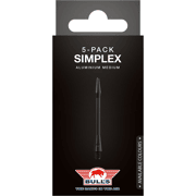 Bull's - 5-pack Simplex Medium Black - netto