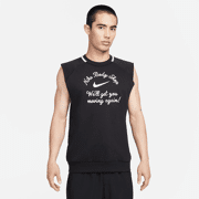 Nike - M NK DF SL FLC DYE TOP Men's Sleeveless Fleece Fitness Top