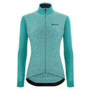 Santini - Colore Puro LS Thermal Jersey Dames