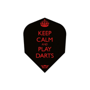 BULL'S POWERFLITE D STD.6 KEEP CALM AND PLAY DARTS
