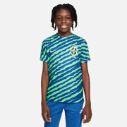 Nike - Brazilië Warming-uptop Dri-FIT voetbalshirt kids