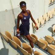 Lacoste - SPORT Roland Garros-editie jurk met vaste short aan de binnenkant
