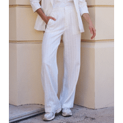 Esqualo - Trousers linen striped